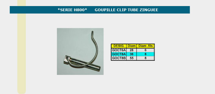 Informations technique de GOCT8B