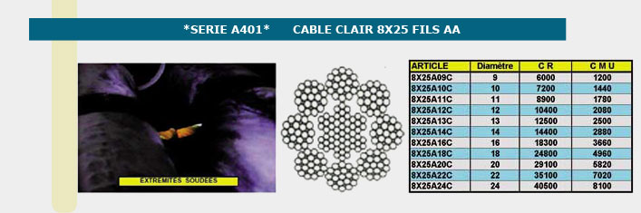 Informations technique de 8X25A24C-0100M