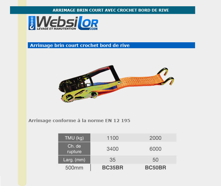 Informations technique de BC50BR