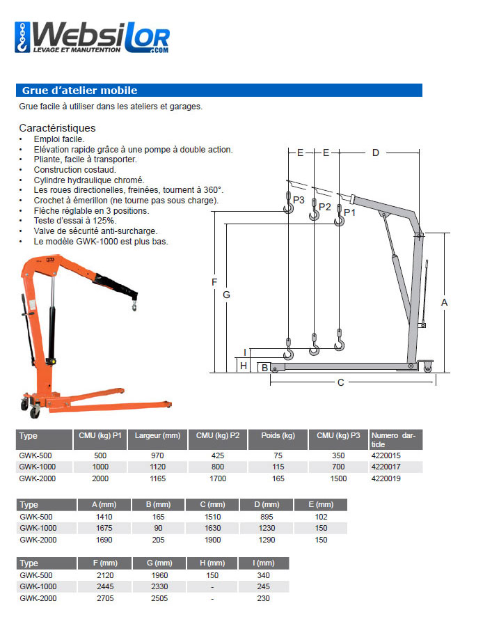 Informations technique de 4220019