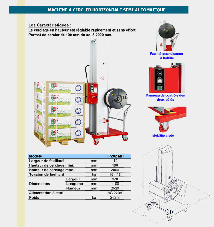 Informations technique de TP202 MH