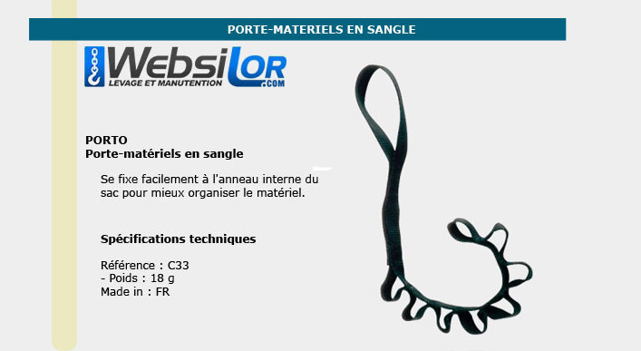 Informations technique de C33
