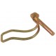 Goupille clip pour tube - diam 4.5mm - tube 40mm