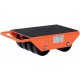 Patin rouleur avec 8 galets fixes - 2000kg